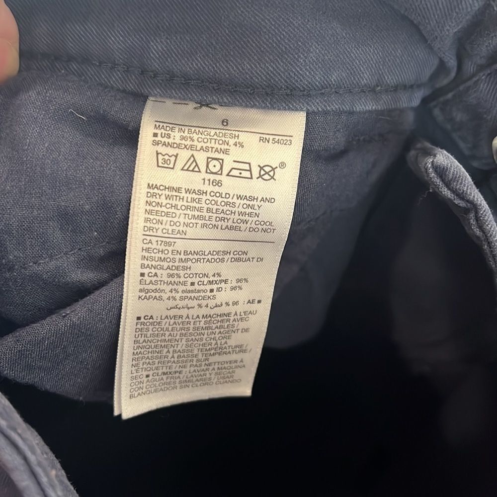 Old Navy Blue Pixie Chinos - Picture 2 of 7